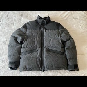 Burberry - down filled wool puffer jacket